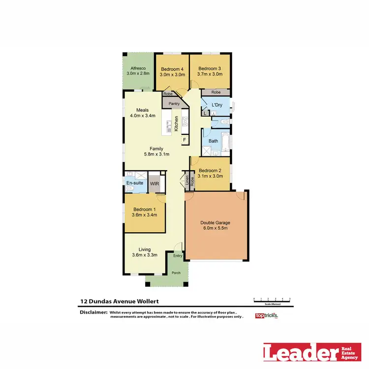 Floorplan of Homely house listing, 12 Dundas Avenue, Wollert VIC 3750