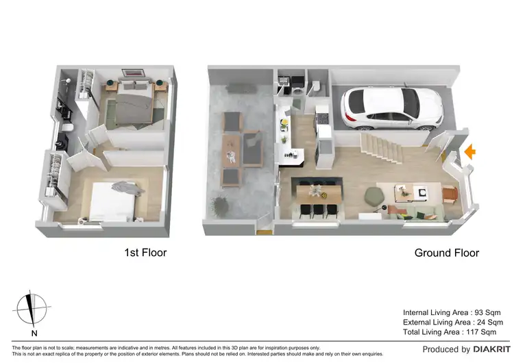 Floorplan of Homely townhouse listing, 13/380 Handford Road, Taigum QLD 4018