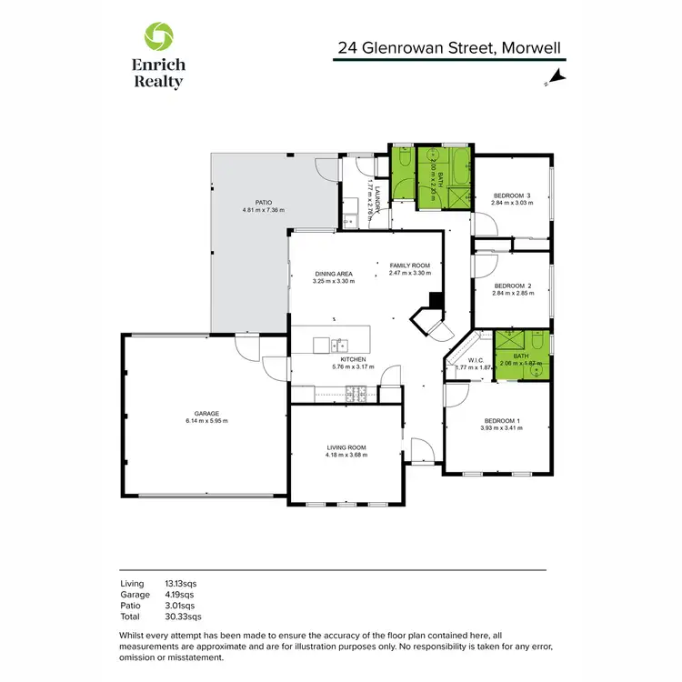 Floorplan of Homely house listing, 24 Glenrowan Street, Morwell VIC 3840