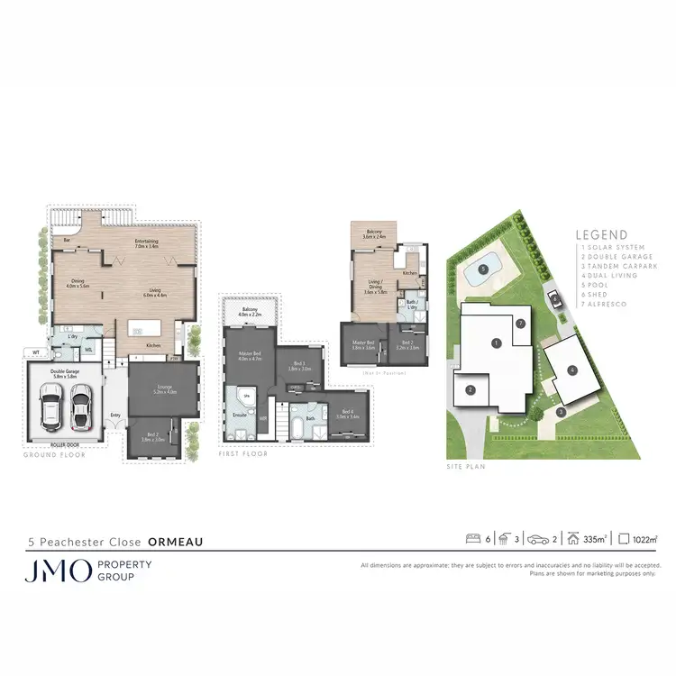 Floorplan of Homely house listing, 5 Peachester Close, Ormeau QLD 4208
