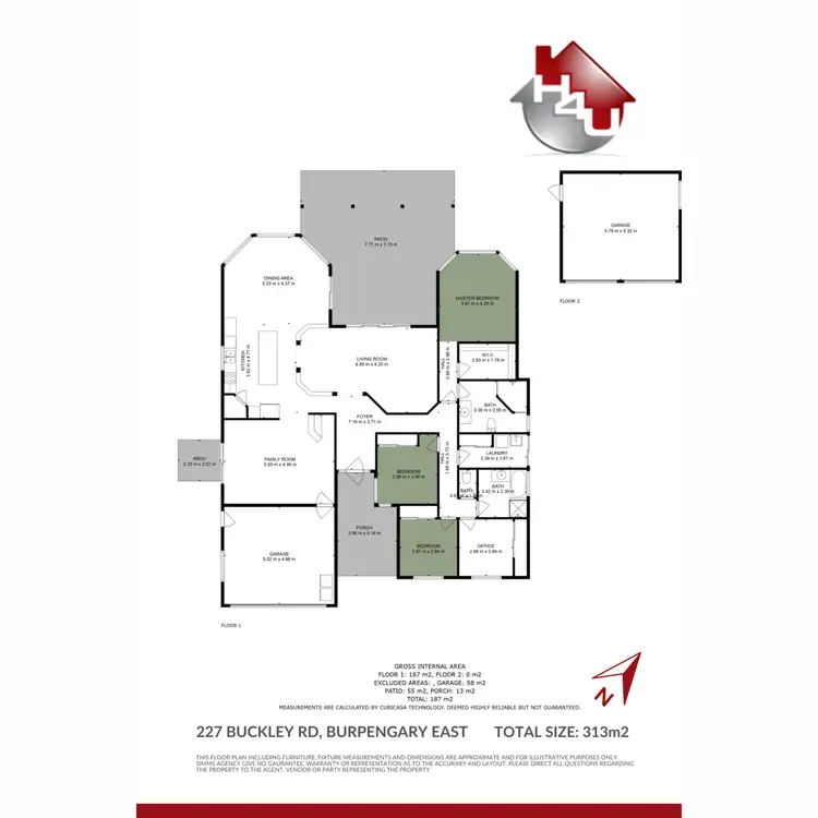 Floorplan of Homely house listing, 227 Buckley Road, Burpengary East QLD 4505