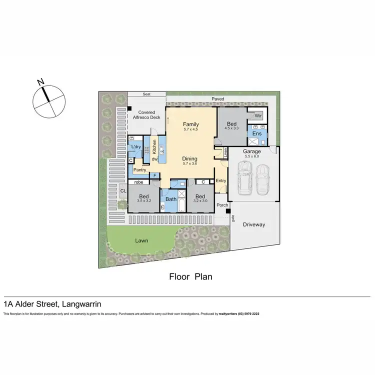Floorplan of Homely house listing, 1A Alder Street, Langwarrin VIC 3910
