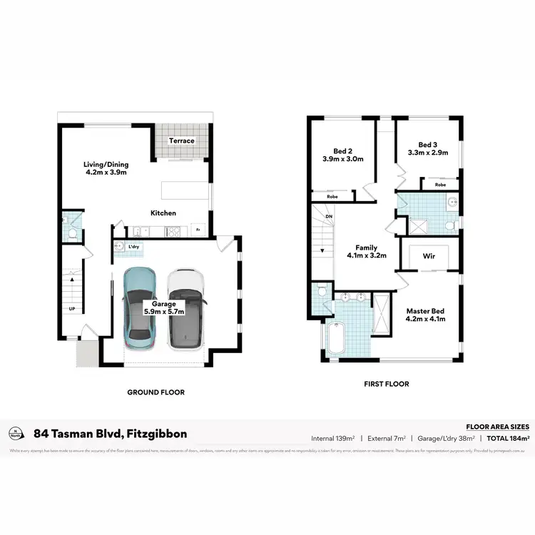 Floorplan of Homely house listing, 84 Tasman Boulevard, Fitzgibbon QLD 4018
