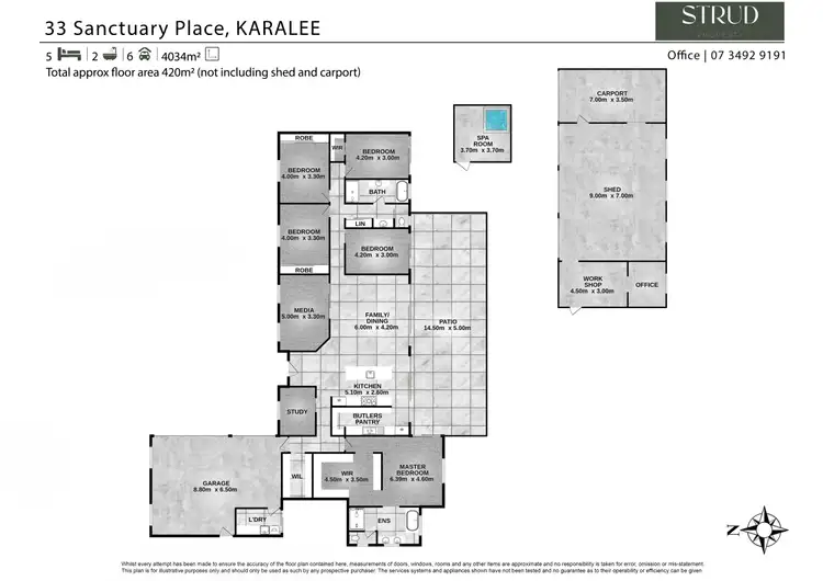 Floorplan of Homely house listing, 33 Sanctuary Place, Karalee QLD 4306