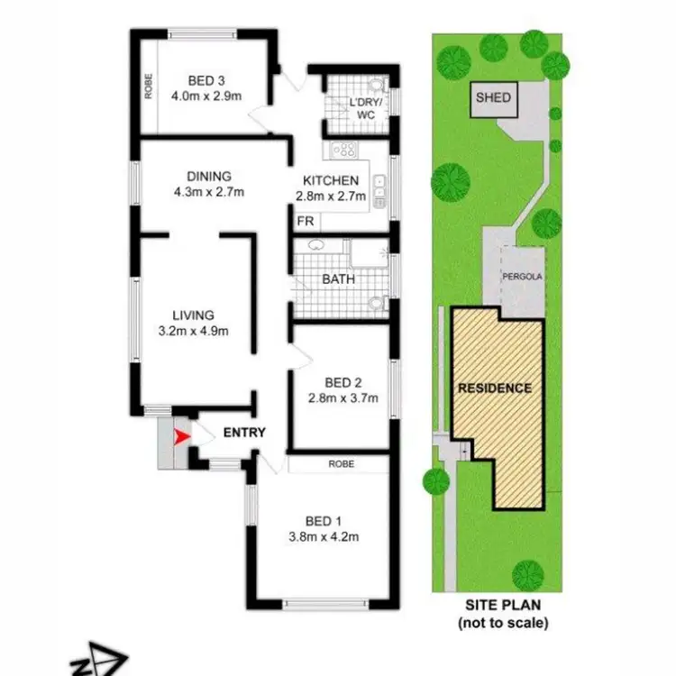 Floorplan of Homely house listing, 77 Balmoral Avenue, Croydon Park NSW 2133