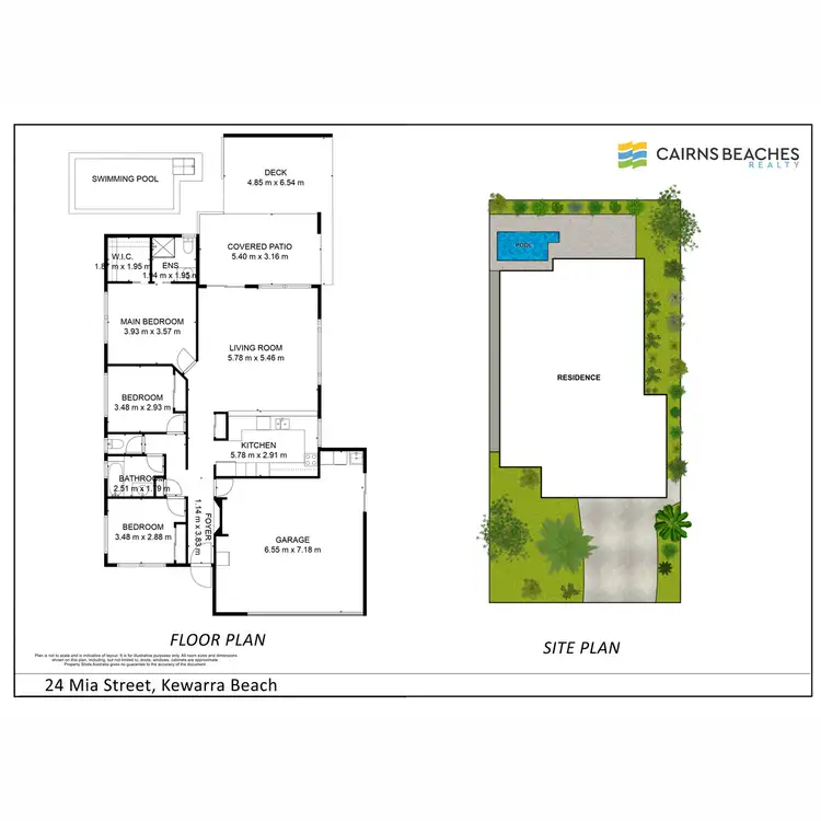 Floorplan of Homely house listing, 24 Mia Street, Kewarra Beach QLD 4879
