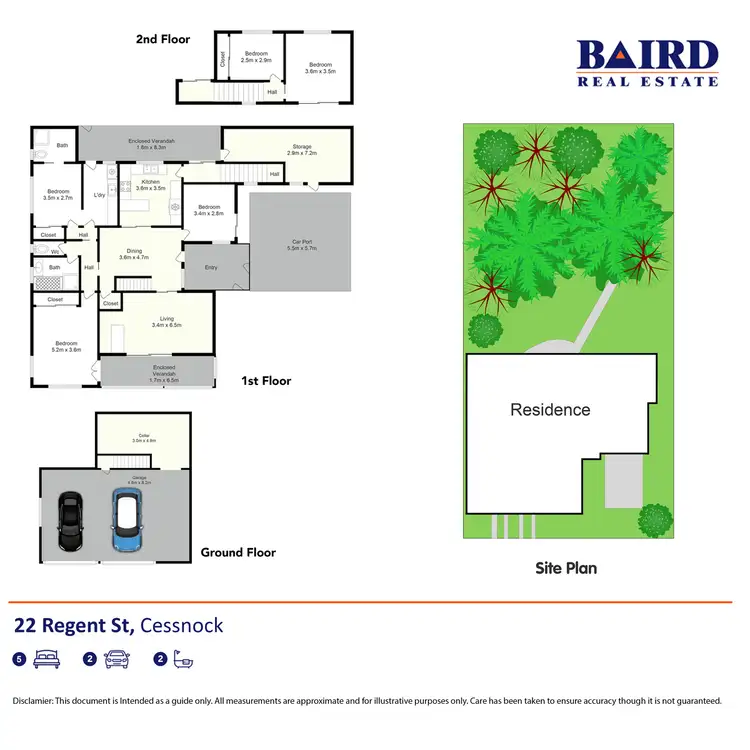 Floorplan of Homely house listing, 22 Regent Street, Cessnock NSW 2325