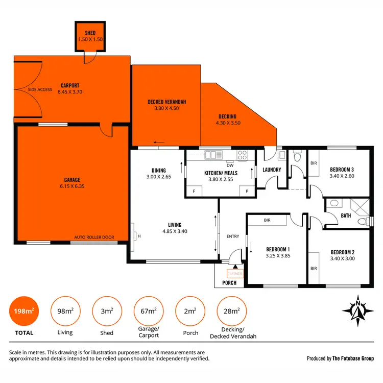 Floorplan of Homely house listing, 45 Crozier Avenue, Newton SA 5074