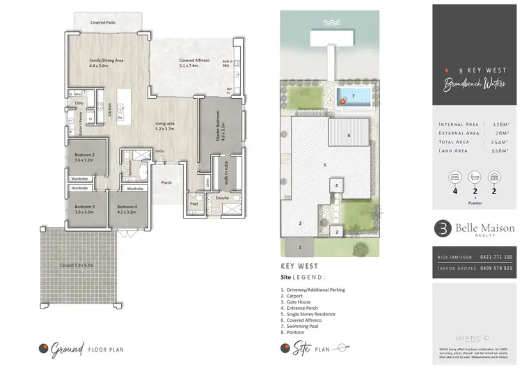 Floorplan of Homely house listing, 9 Key West, Broadbeach Waters QLD 4218