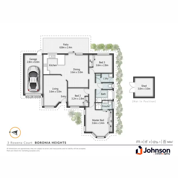 Floorplan of Homely house listing, 3 Rowena Court, Boronia Heights QLD 4124