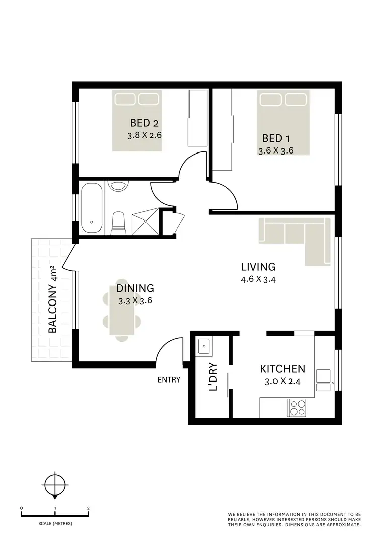 Floorplan of Homely apartment listing, 20/22 Ness Avenue, Dulwich Hill NSW 2203