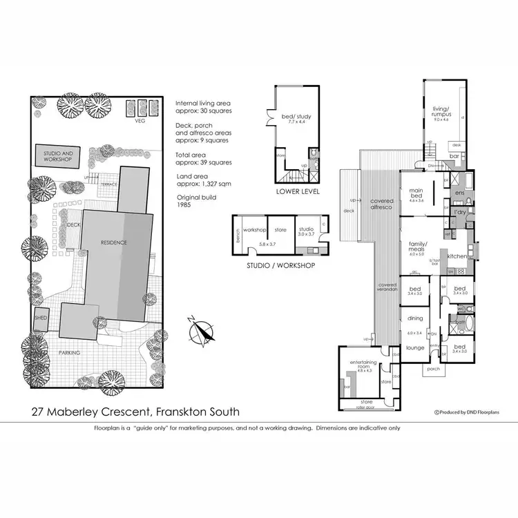 Floorplan of Homely house listing, 27 Maberley Crescent, Frankston South VIC 3199