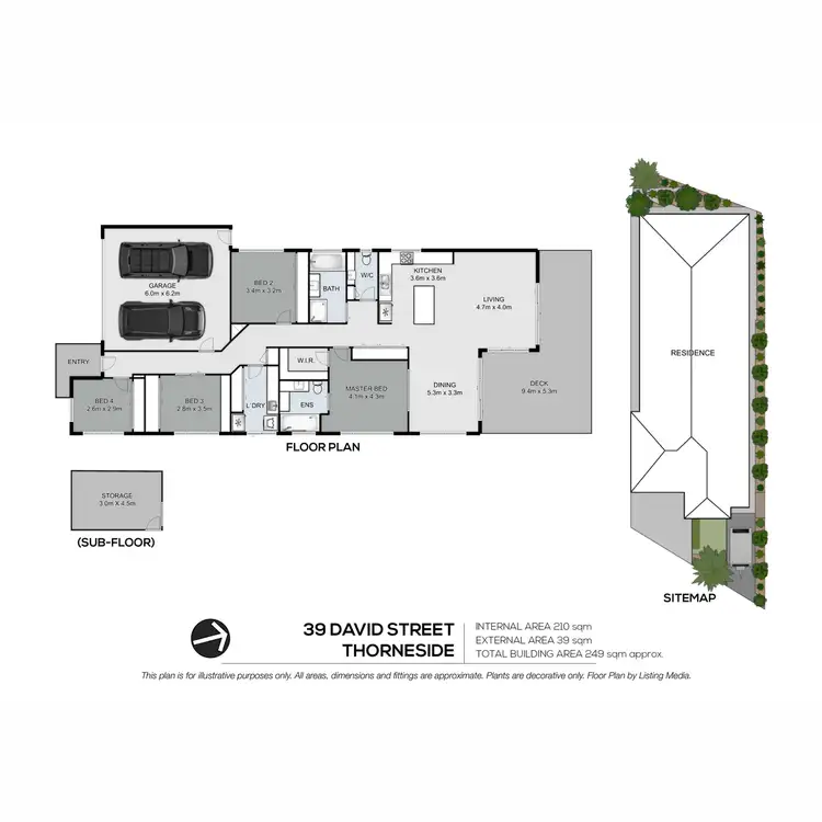 Floorplan of Homely house listing, 39 David Street, Thorneside QLD 4158