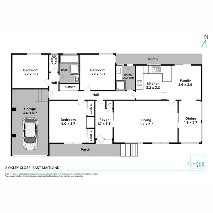 Floorplan of Homely house listing, 8 Oxley Close, East Maitland NSW 2323