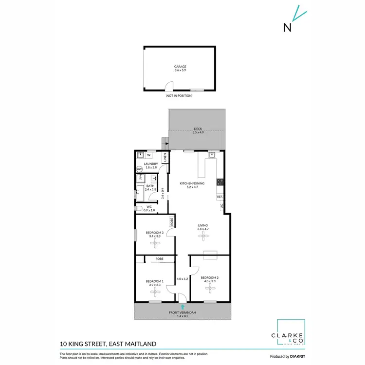 Floorplan of Homely house listing, 10 King Street, East Maitland NSW 2323