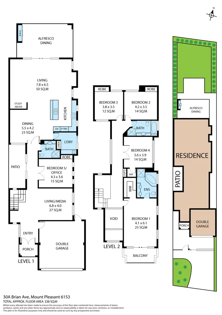 Floorplan of Homely house listing, 30a Brian Avenue, Mount Pleasant WA 6153
