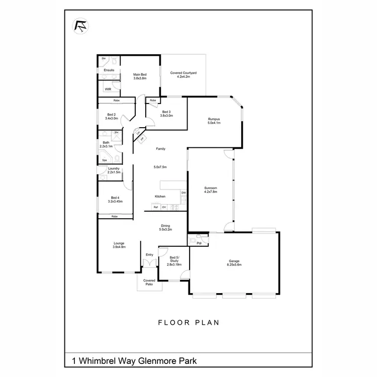 Floorplan of Homely house listing, 1 Whimbrel Way, Glenmore Park NSW 2745
