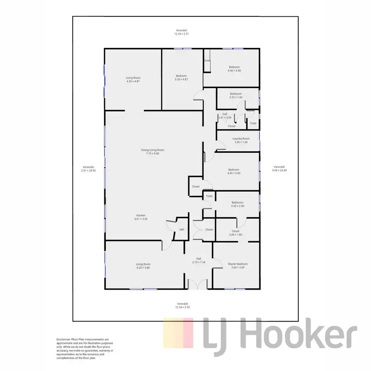 Floorplan of Homely house listing, 124 Plackett Drive, Pemberton WA 6260