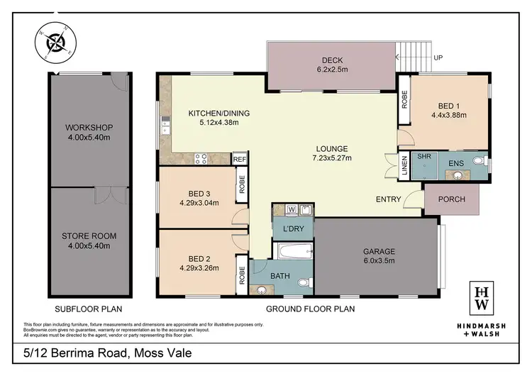 Floorplan of Homely villa listing, 5/12 Berrima Road, Moss Vale NSW 2577
