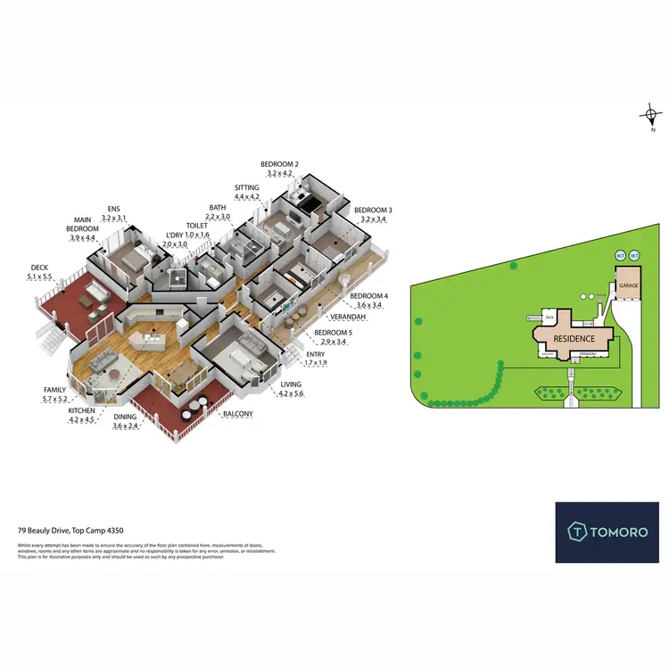 Floorplan of Homely house listing, 79 Beauly Drive, Top Camp QLD 4350