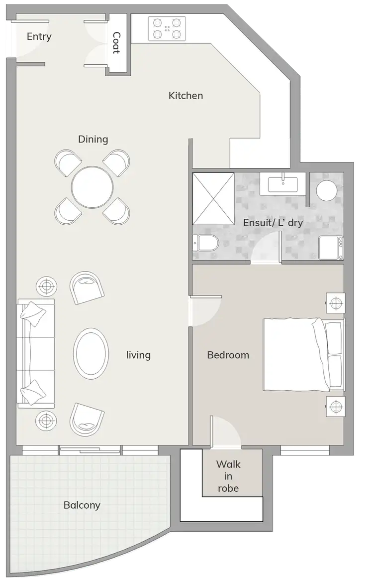Floorplan of Homely apartment listing, 24/2 Ranken Place, Belconnen ACT 2617
