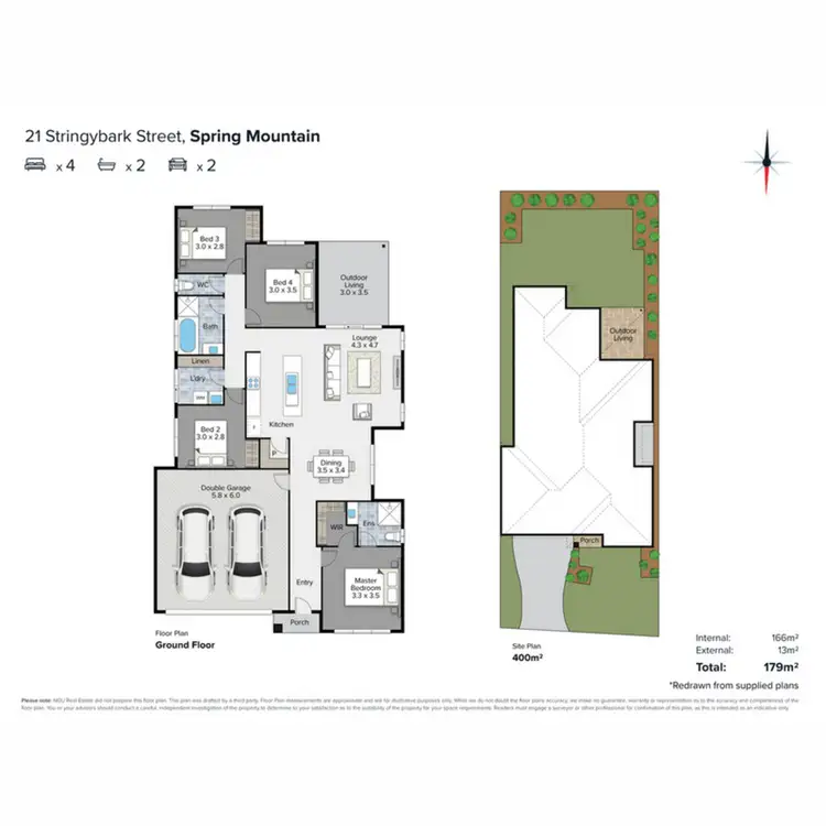 Floorplan of Homely house listing, 21 Stringybark Street, Spring Mountain QLD 4300