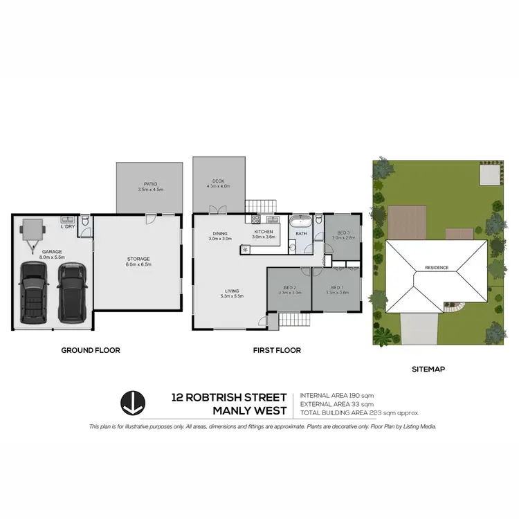 Floorplan of Homely house listing, 12 Robtrish Street, Manly West QLD 4179