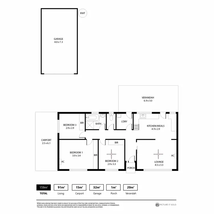 Floorplan of Homely house listing, 5 Gwinganna Crescent, Holden Hill SA 5088