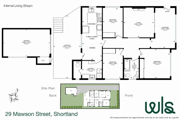 Floorplan of Homely house listing, 29 Mawson Street, Shortland NSW 2307