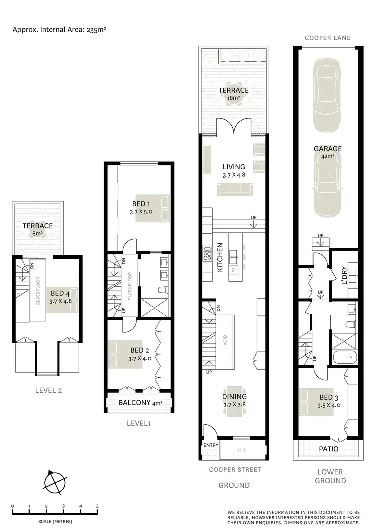 Floorplan of Homely terrace listing, 66 Cooper Street, Surry Hills NSW 2010