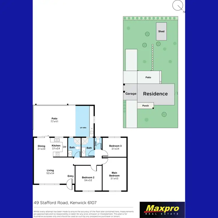 Floorplan of Homely house listing, 49 Stafford Road, Kenwick WA 6107