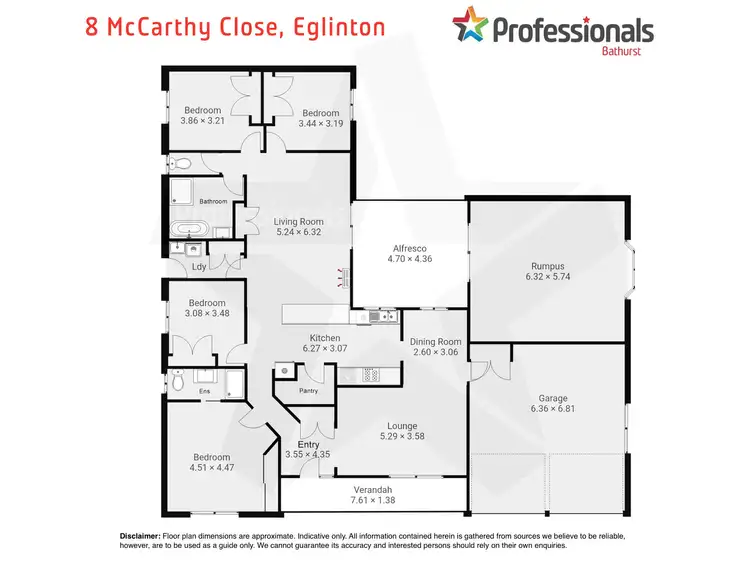Floorplan of Homely house listing, 8 McCarthy Close, Eglinton NSW 2795