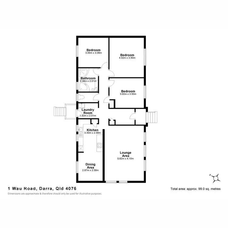 Floorplan of Homely house listing, 1 Wau Road, Darra QLD 4076