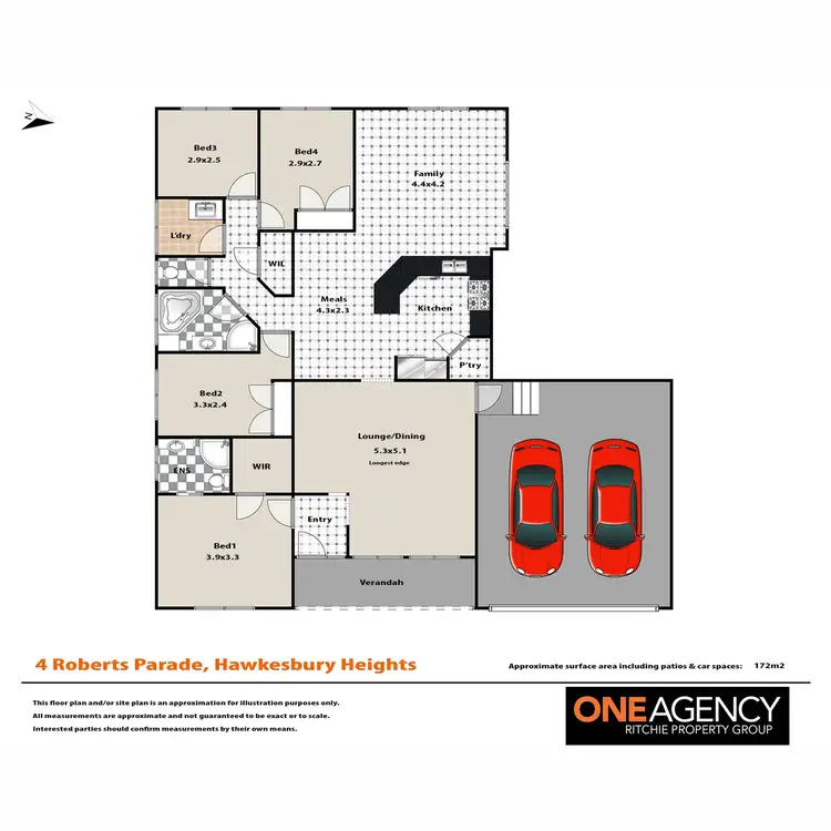 Floorplan of Homely house listing, 4 Roberts Parade, Hawkesbury Heights NSW 2777