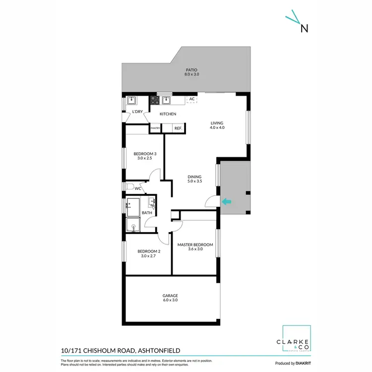 Floorplan of Homely villa listing, 10/171 Chisholm Road, Ashtonfield NSW 2323