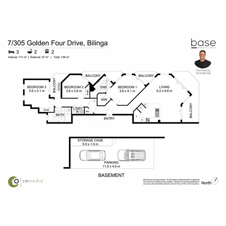 Floorplan of Homely apartment listing, 7/305 Golden Four Drive, Bilinga QLD 4225
