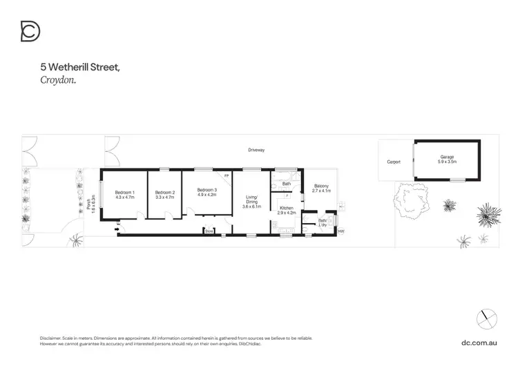 Floorplan of Homely house listing, 5 Wetherill Street, Croydon NSW 2132