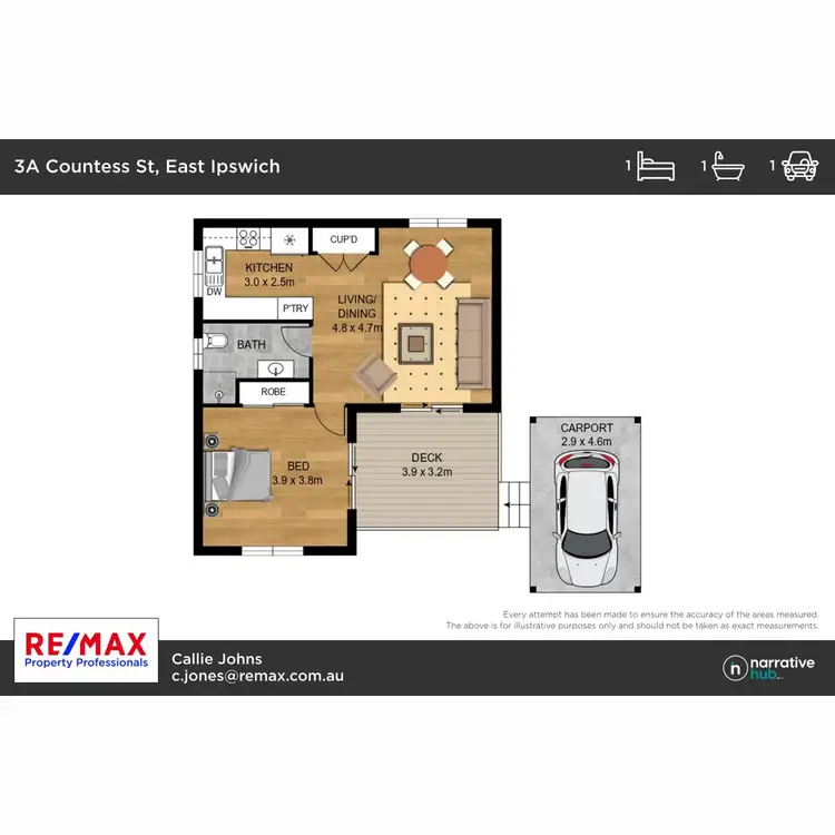 Floorplan of Homely house listing, 3A Countess Street, East Ipswich QLD 4305