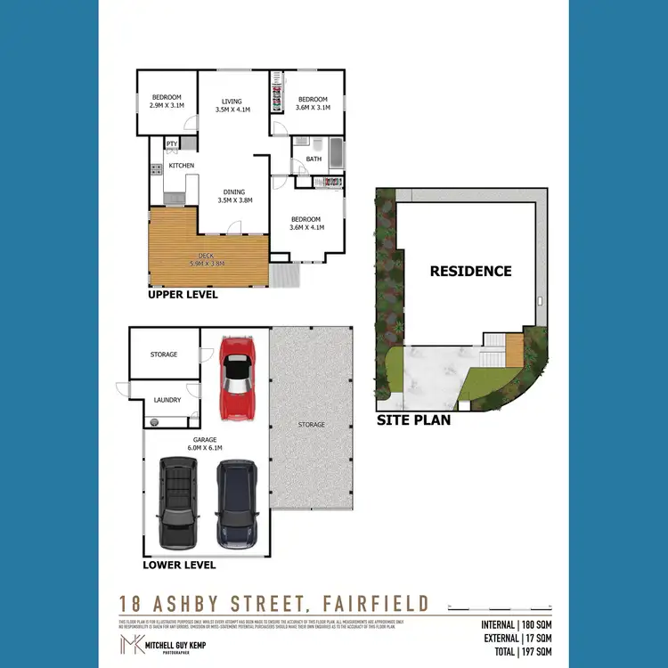 Floorplan of Homely house listing, 18 Ashby Street, Fairfield QLD 4103