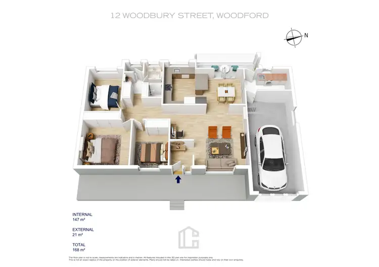 Floorplan of Homely house listing, 12 Woodbury Street, Woodford NSW 2778