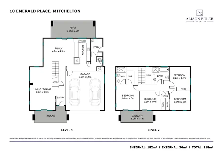 Floorplan of Homely house listing, 10 Emerald Place, Mitchelton QLD 4053