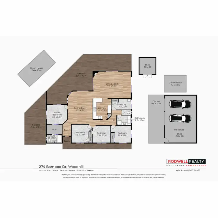 Floorplan of Homely house listing, 274-284 Bamboo Drive, Woodhill QLD 4285