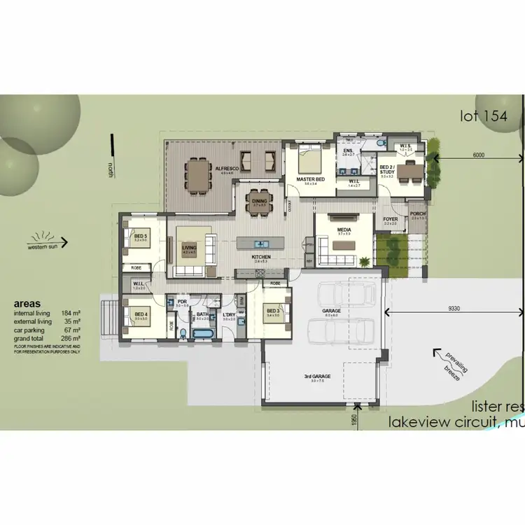 Floorplan of Homely house listing, 10 Lakeview Circuit, Mulambin QLD 4703