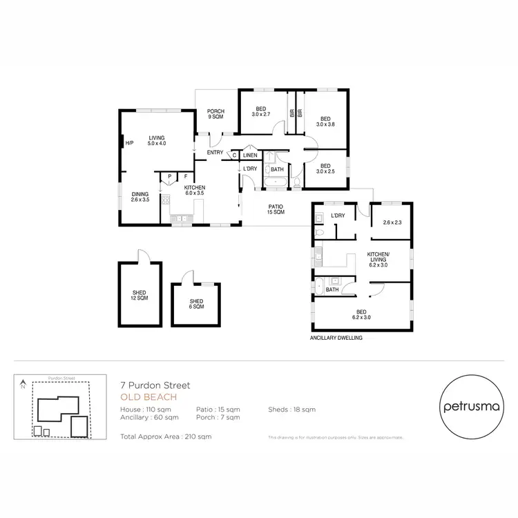 Floorplan of Homely house listing, 7 Purdon Street, Old Beach TAS 7017
