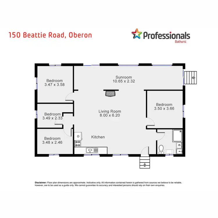 Floorplan of Homely rural property listing, 150 Beattie Road, Oberon NSW 2787