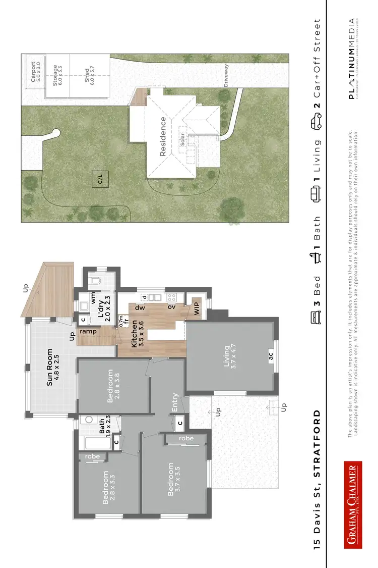 Floorplan of Homely house listing, 15 Davis Street, Stratford VIC 3862