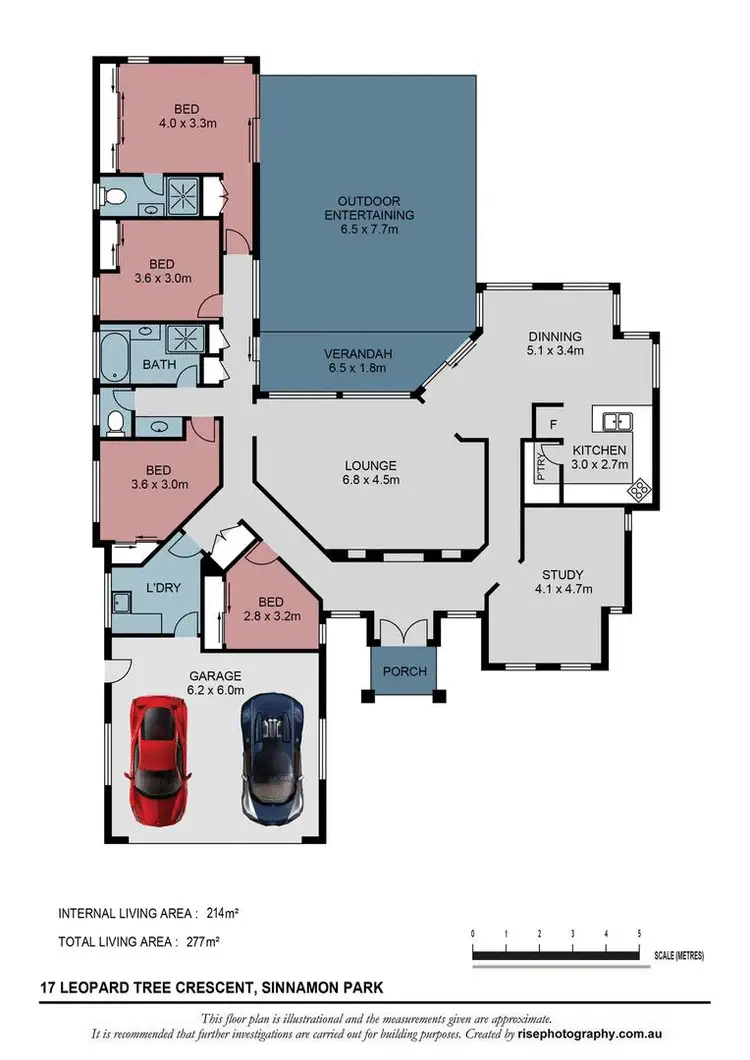 Floorplan of Homely house listing, 17 Leopard Tree Crescent, Sinnamon Park QLD 4073