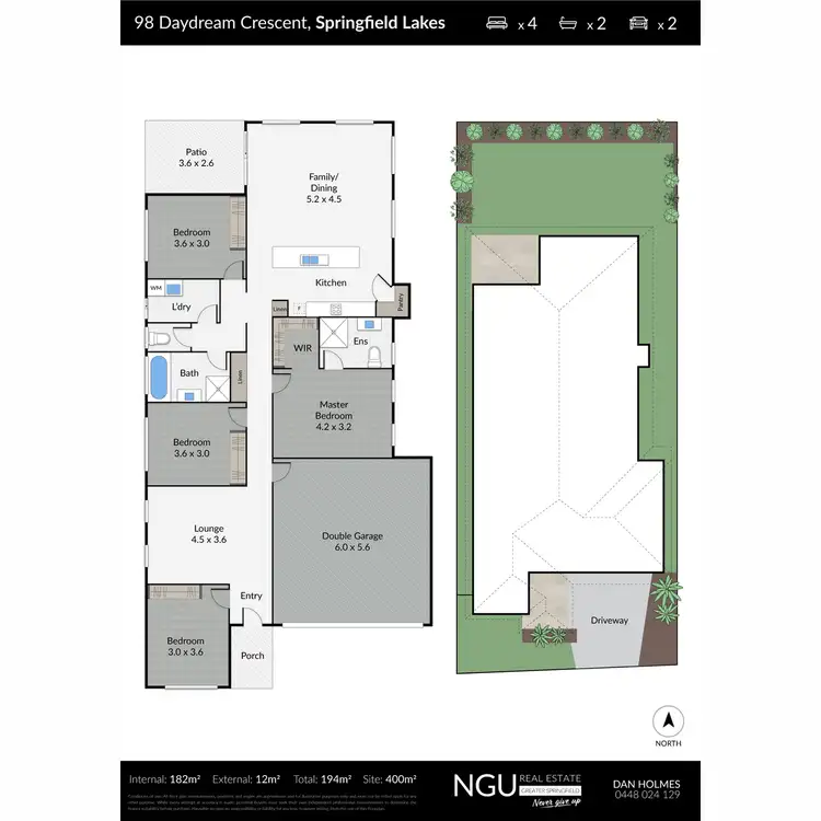Floorplan of Homely house listing, 98 Daydream Crescent, Springfield Lakes QLD 4300