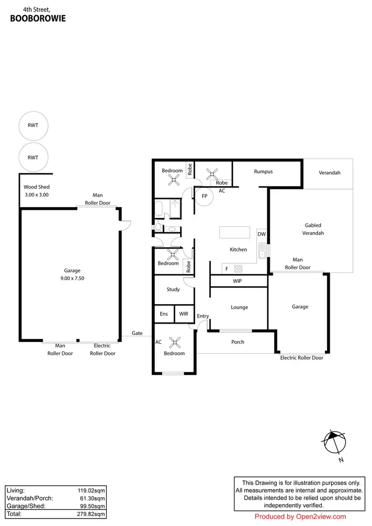 Floorplan of Homely house listing, 16 Fourth Street, Booborowie SA 5417