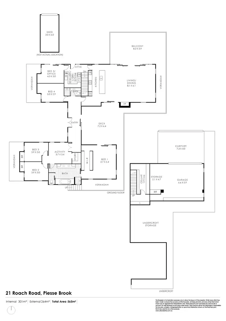 Floorplan of Homely house listing, 21 Roach Road, Piesse Brook WA 6076